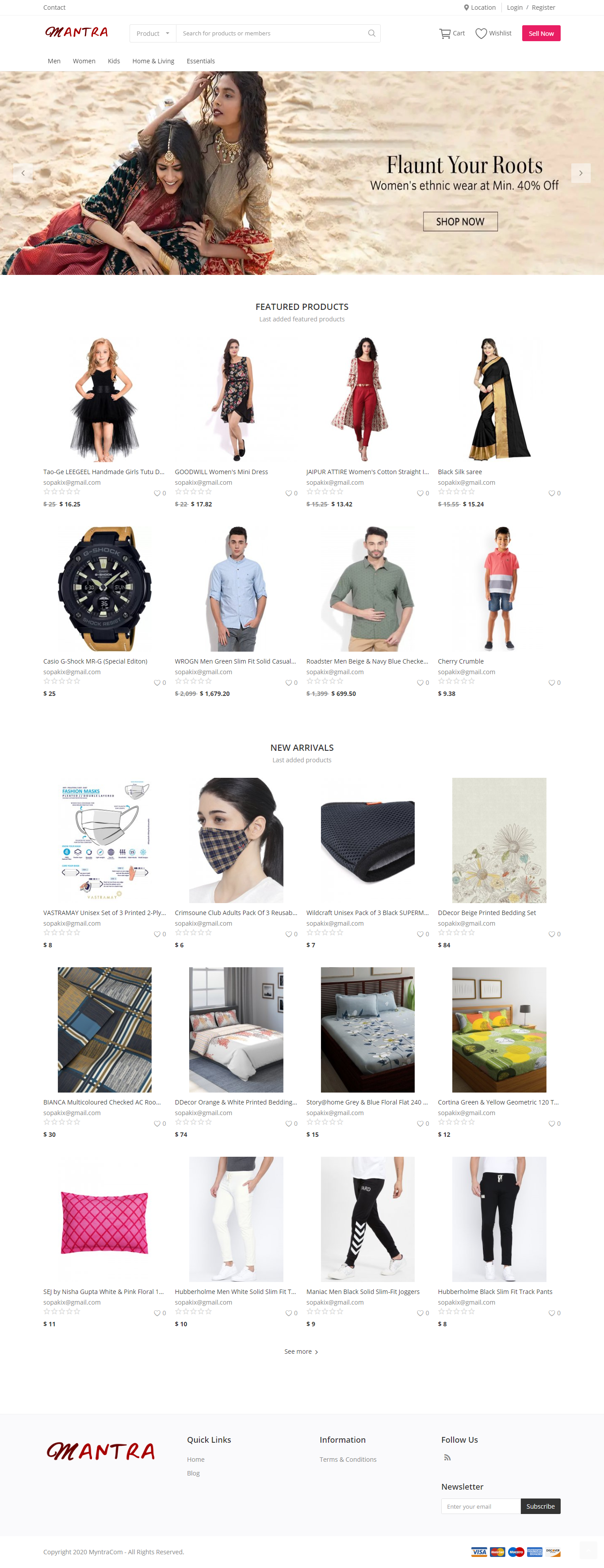 clothes & fashion website & app